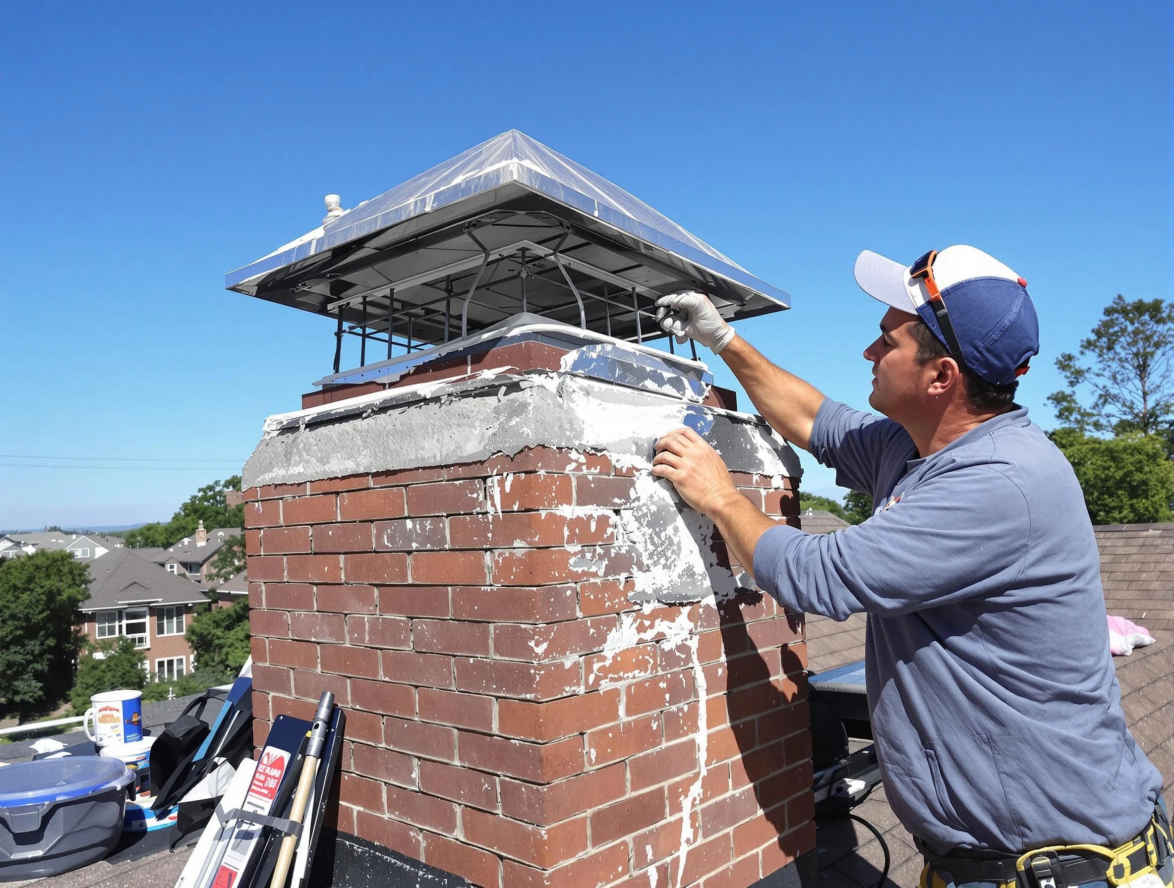 Chimney Crown Services service in Pleasant Grove, UT